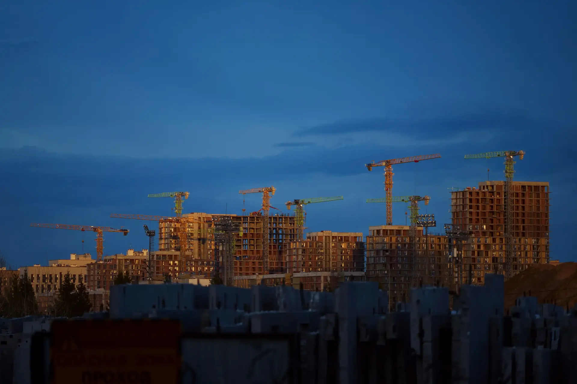 Tower Crane Highrise — Krish Enterprises construction lubricants